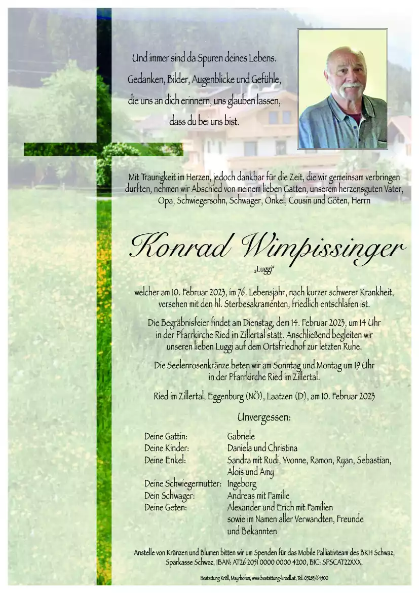 Parte von Konrad Wimpissinger